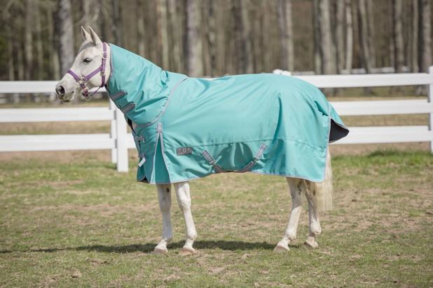 K&S Classics 1200D Comfy Turnout Blanket with Detachable Neck