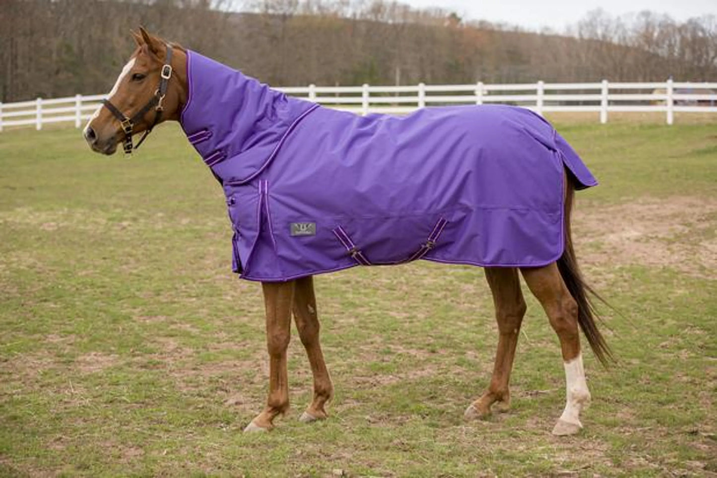 K&S Classics 1200D Comfy Turnout Blanket with Detachable Neck