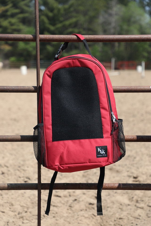 Simple Stride Grooming and Gear Bag Red