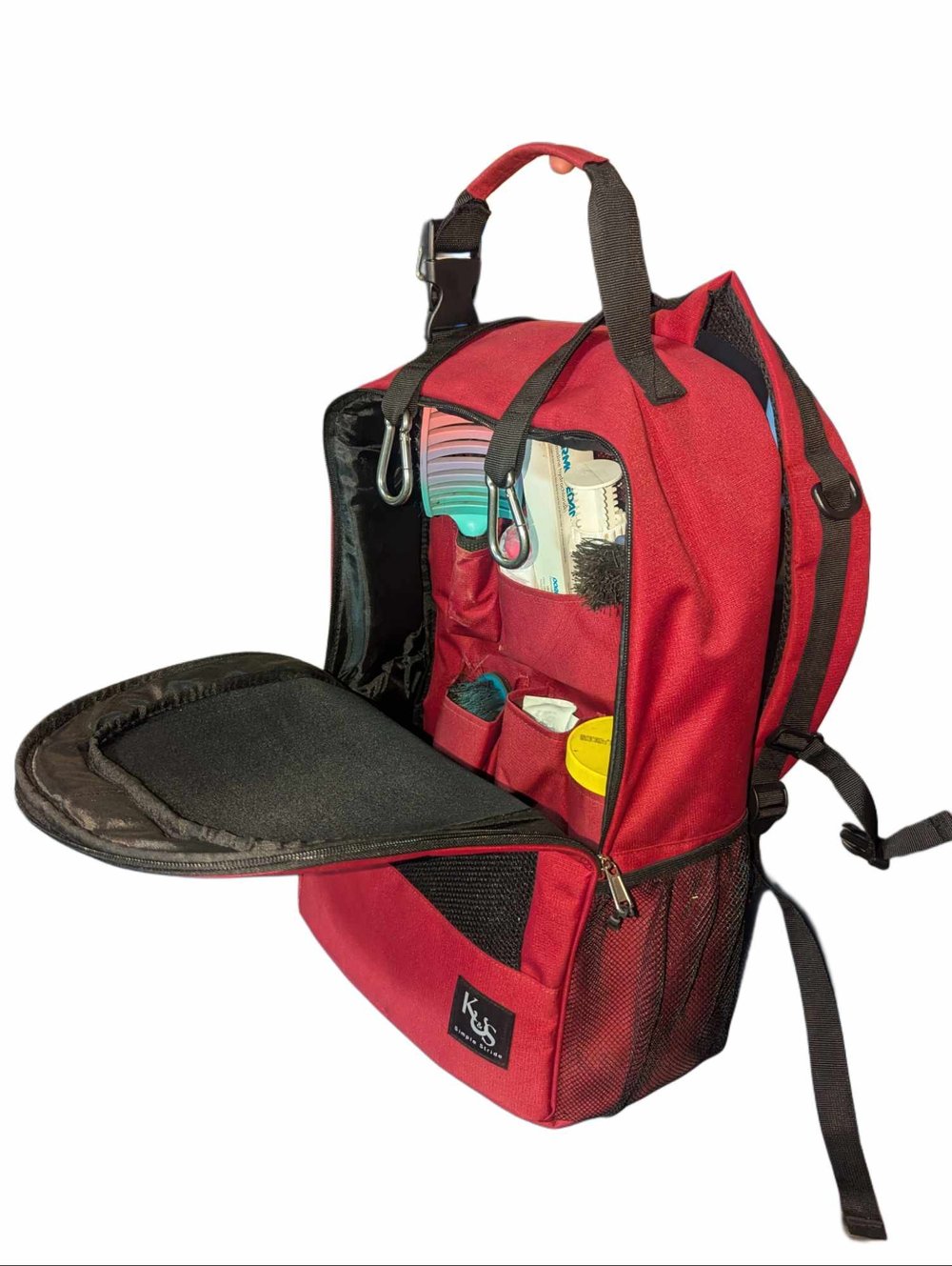 Simple Stride Grooming and Gear Bag Red