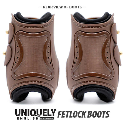 Jeffers Uniquely English Fetlock Boots for Horses, 2-Pack