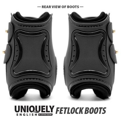 Jeffers Uniquely English Fetlock Boots for Horses, 2-Pack
